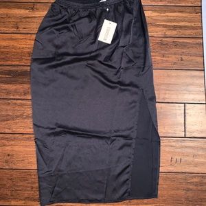 Black Slip Skirt
